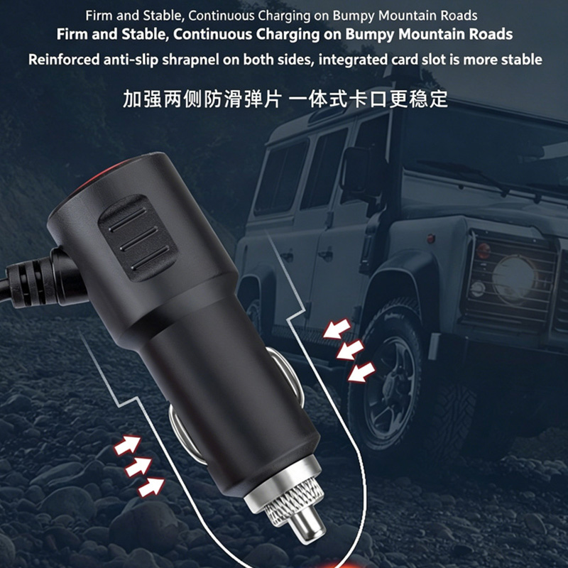 120W 1-to-4 Cigarette Lighter Splitter Car Charger with PD & QC3.0 Ports, 12V/24V Multi-Port Power Adapter for All Cars