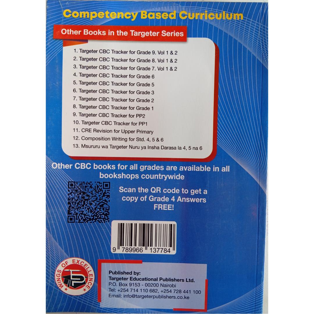 TARGETER CBC TRACKER GRADE 4...BEST FOR REVISION AND DETAILED CONTENT.