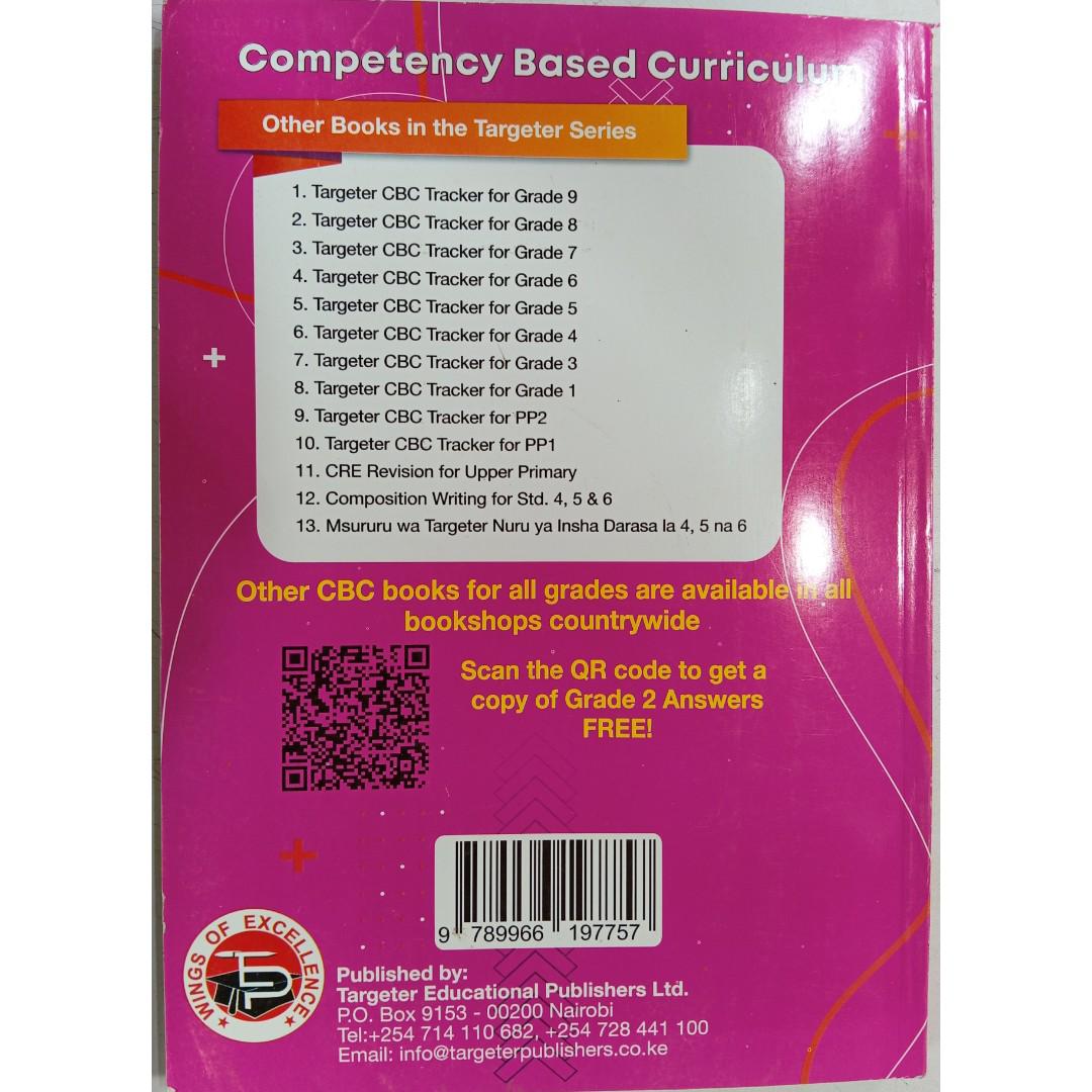 TARGETER CBC TRACKER GRADE 2------AN EXCELLENT REVISION BOOK WITH ALL GRADE 2 SUBJECTS