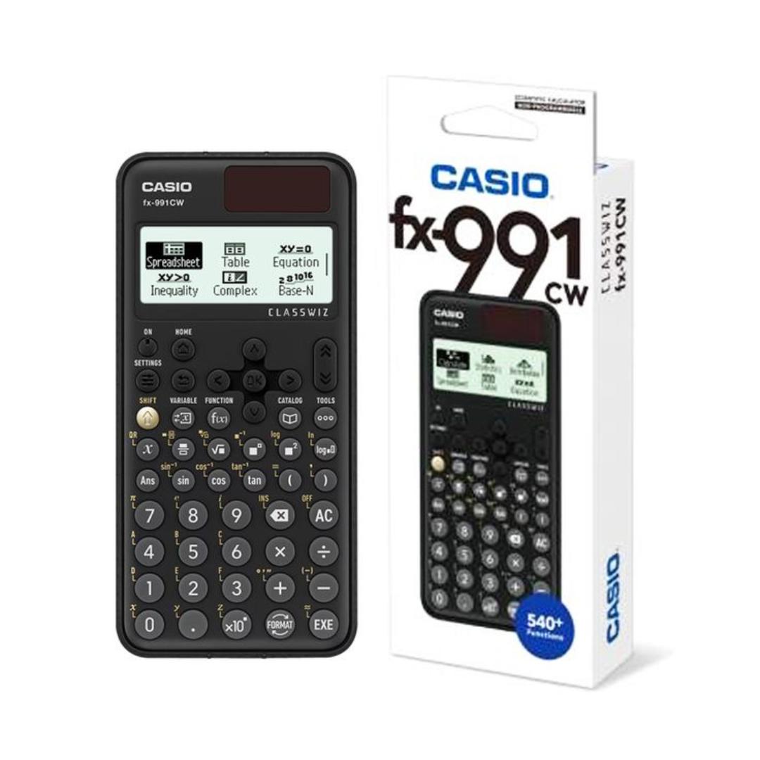 Original Casio fx 991 cw scientific calculator / CLASSWIZ / Engineering & statistics scientific calculator latest  edition with morr than 540 functions