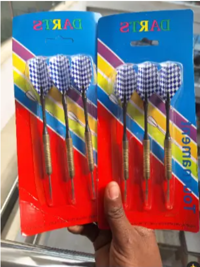 Steel Tip Darts Set for Dartboard – 3 Pieces Precision Throwing Darts with Non-Slip Grip Take your dart game to the next level with this Steel Tip Darts Set, designed for accuracy and balance.