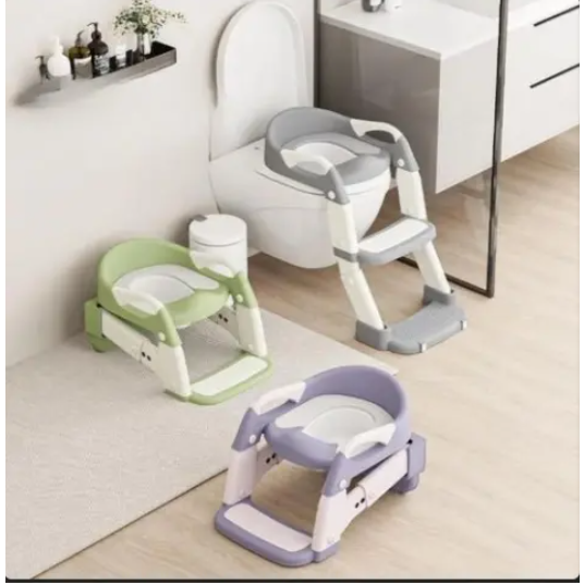 3 in 1 Potty Ladder for Kids – Toilet Training Seat with Adjustable Step Ladder Help your child transition from diapers to independent toilet use with this 3-in-1 Potty Ladder for Kids.