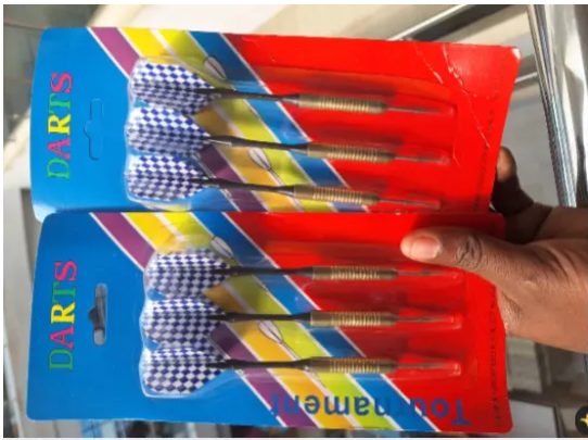 Steel Tip Darts Set for Dartboard – 3 Pieces Precision Throwing Darts with Non-Slip Grip Take your dart game to the next level with this Steel Tip Darts Set, designed for accuracy and balance.