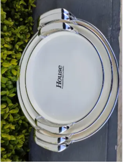 3PCS Acrylic Breakfast Trays Set Clear Serving Trays for Food Tea Coffee and Snacks Perfect for breakfast in bed, serving tea and coffee, snacks, fruits, desserts, or entertaining guests