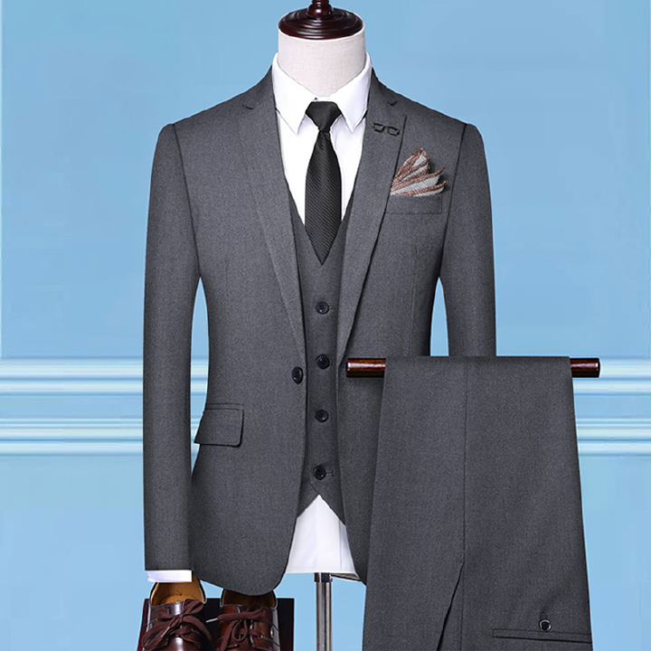 Mens Business Suits, Official Formal Wear, Elegant Tailored Blazer and Trousers Set, Premium Fabric, Comfortable Fit, Modern Slim Design, Perfect for Office Meetings, Corporate Events and Smart