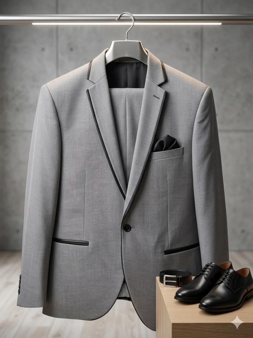 Mens Business Suits, Official Formal Wear, Elegant Tailored Blazer and Trousers Set, Premium Fabric, Comfortable Fit, Modern Slim Design, Perfect for Office Meetings, Corporate Events and Smart