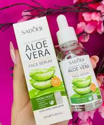SADOER ALOE VERA FACE SERUM 🌿💧✨👩‍🦰GIVE YOUR SKIN A SOOTHING AND HYDRATING BOOST WITH THIS REFRESHING ALOE VERA FACE SERUM DESIGNED TO CALM, NOURISH, AND REVIVE YOUR COMPLEXION 🌿💚