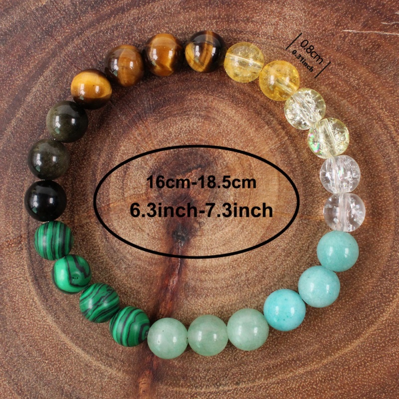 Luxury Fashion Hot Selling Bestseller New Chinese Style Bracelet Natural Citrine Aventurine & Malachite Energy Crystal Beaded Bracelet Lucky Wealth Stress Relief Gem Jewelry Unisex