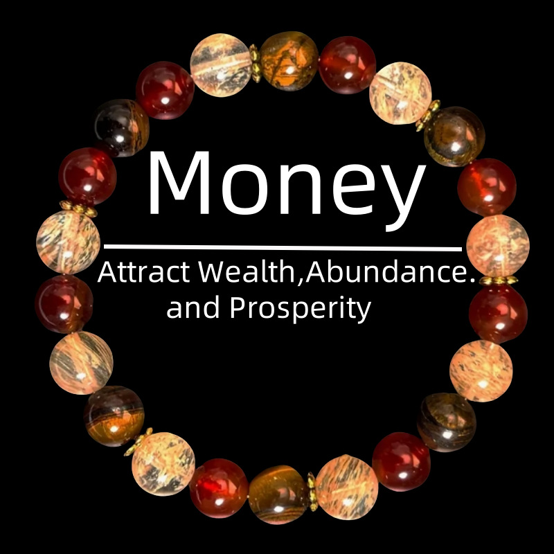 Luxury Fashion Hot Selling Bestseller New Chinese Style Bracelet Natural Citrine Aventurine & Malachite Energy Crystal Beaded Bracelet Lucky Wealth Stress Relief Gem Jewelry Unisex
