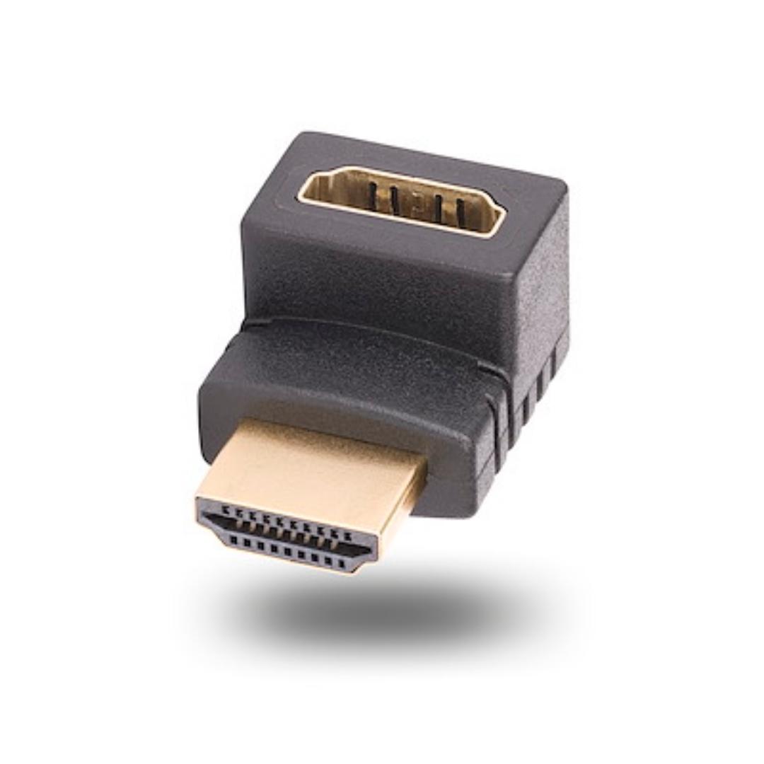90-degree right-angle HDMI adapter