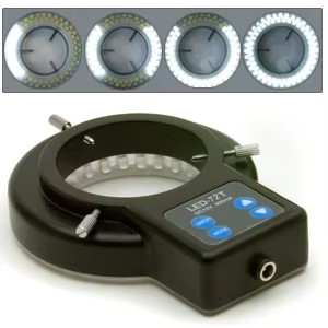 Kaisi K-D072J LED Microscope Ring Light 72 LED Adjustable Illuminator Lamp for Stereo Microscope PCB Soldering Repair