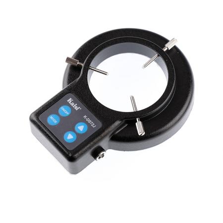 Kaisi K-D072J LED Microscope Ring Light 72 LED Adjustable Illuminator Lamp for Stereo Microscope PCB Soldering Repair