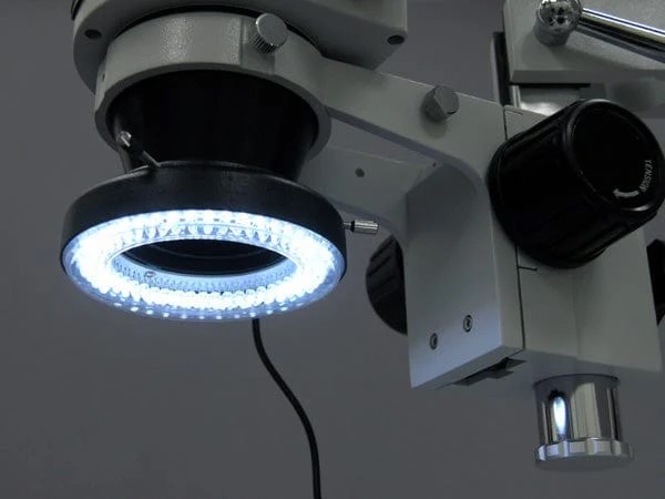Kaisi K-D072J LED Microscope Ring Light 72 LED Adjustable Illuminator Lamp for Stereo Microscope PCB Soldering Repair