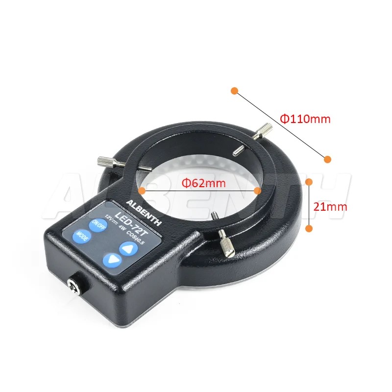 Kaisi K-D072J LED Microscope Ring Light 72 LED Adjustable Illuminator Lamp for Stereo Microscope PCB Soldering Repair