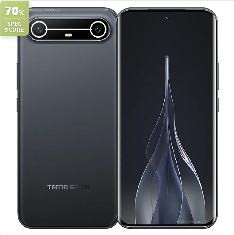 [Anniversary Offer] TECNO Spark Slim 256GB+16(8+8)GB 6.78" Curved AMOLED 144Hz Display 50MP Camera Rear Camera 5160mAh Battery 45W Fast Charging Under-Display Fingerprint Dual SIM IP64 Smartphone