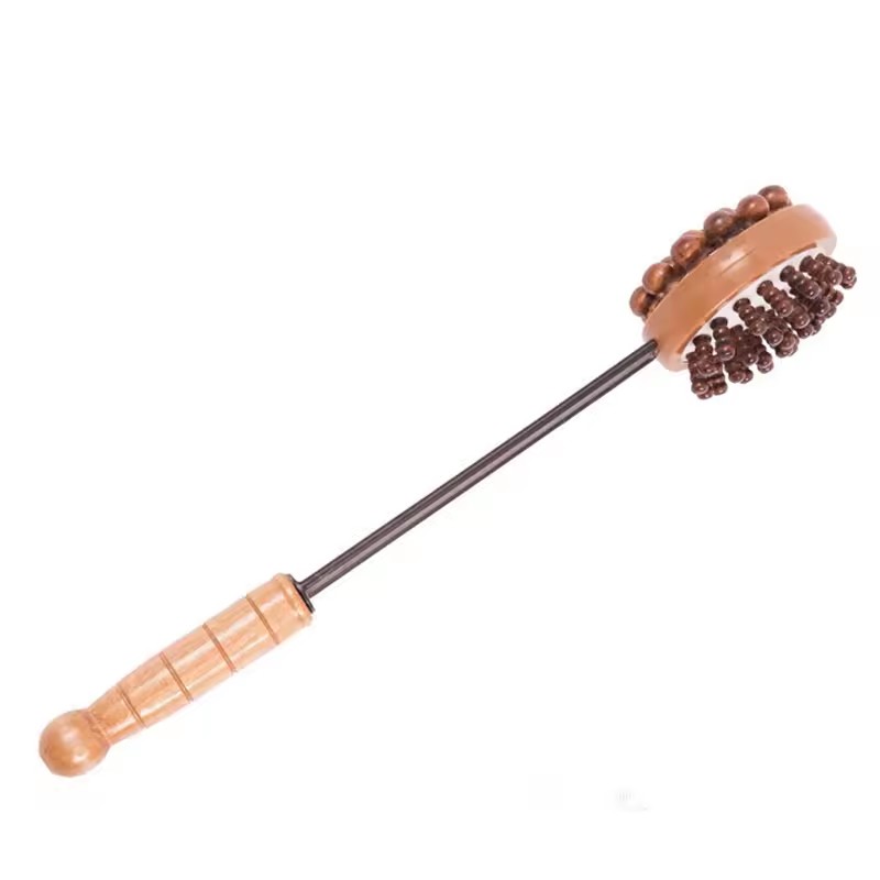 Handheld Meridian Hammer Massager Back Massage Hammer Foot Relaxation Massager Double Head Percussion Massager