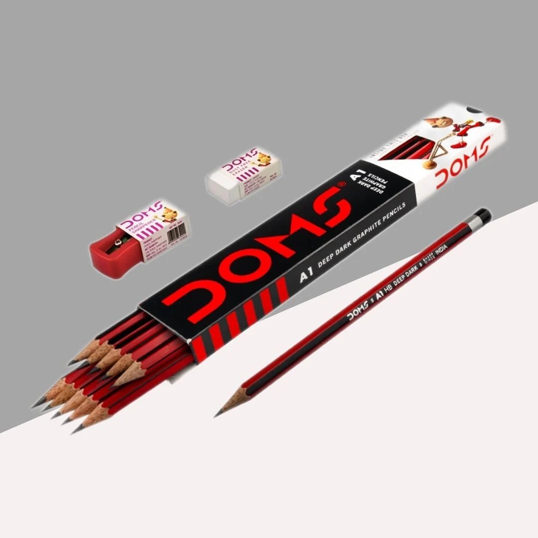 Pencil Set with Sharpener & Rubber – Box of 12
Each box contains 12 pencils, and each pencil comes with one sharpener and one rubber (eraser). Ideal for children’s daily school use