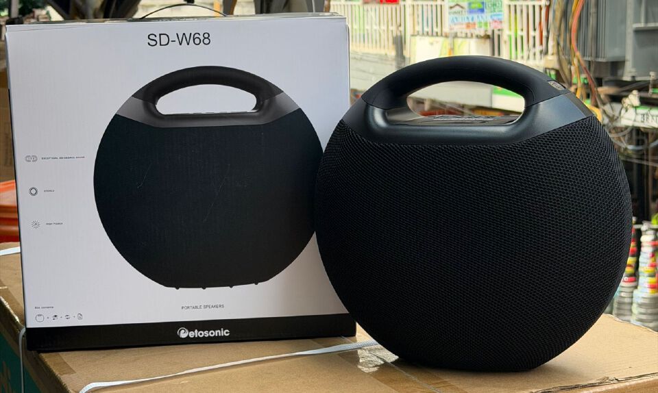 🎵 Premium SD-W68 High-Power Portable Bluetooth Speaker – "Monster Beat" Spherical Subwoofer with Heavy Bass Boost