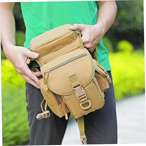 Tactical Drop Leg Bag Military Thigh Pack Outdoor Waist Leg Pouch Utility Hip Gear Pouch Motorcycle Riding Travel Storage Bag