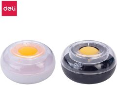 Deli Essential Fingertip Moistener Anti Slip Finger Wet Sponge Pad For Counting Money Paper Handling Office School Use