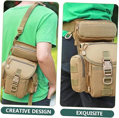 Tactical Drop Leg Bag Military Thigh Pack Outdoor Waist Leg Pouch Utility Hip Gear Pouch Motorcycle Riding Travel Storage Bag
