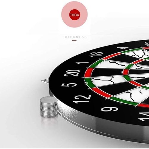 Professional Sisal Dart Board 18 Inch Bristle Dartboard For Home Bar Club Office Game Room