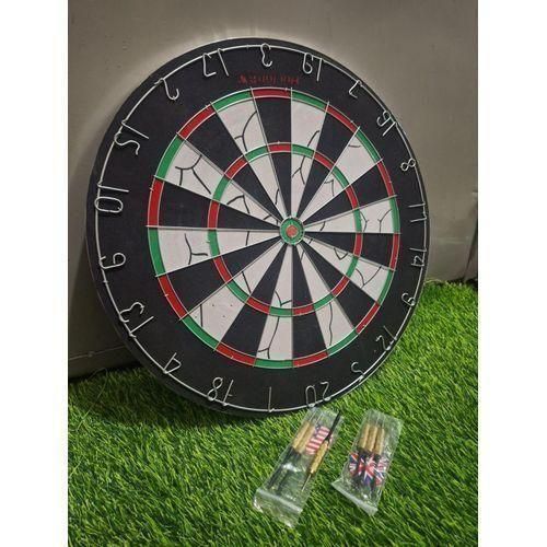 Professional Sisal Dart Board 18 Inch Bristle Dartboard For Home Bar Club Office Game Room