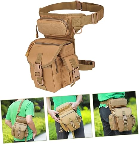 Tactical Drop Leg Bag Military Thigh Pack Outdoor Waist Leg Pouch Utility Hip Gear Pouch Motorcycle Riding Travel Storage Bag