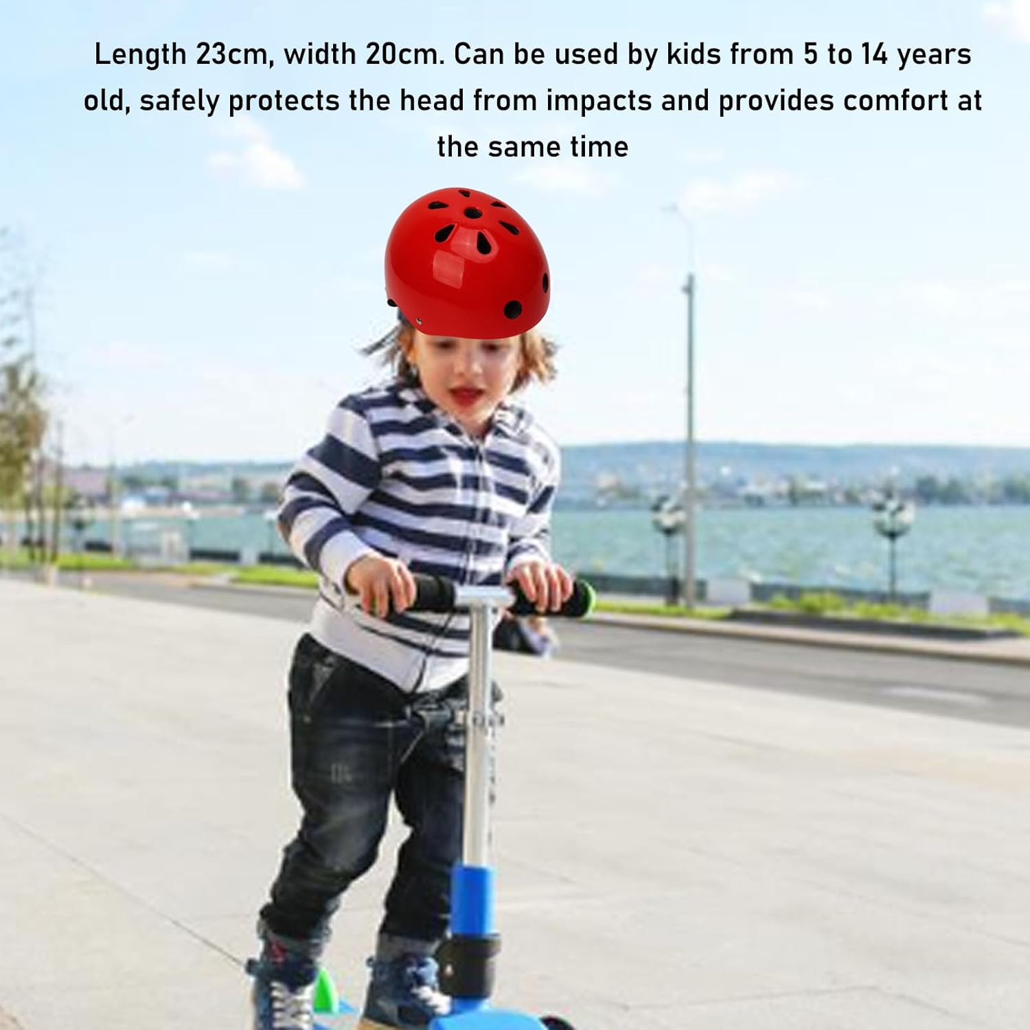 Kids Adjustable Safety Helmet – Cycling, Skating & Scooter Riding Protective Sports Helmet for Children Outdoor Safety