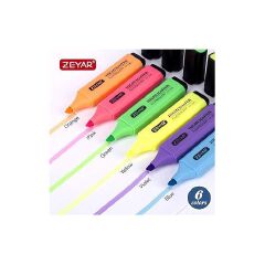 Fluorescent Highlighter Pens 3 Pack Set – Bright Color Study & Office Markers for School Notes, Books, Journals & Office Work