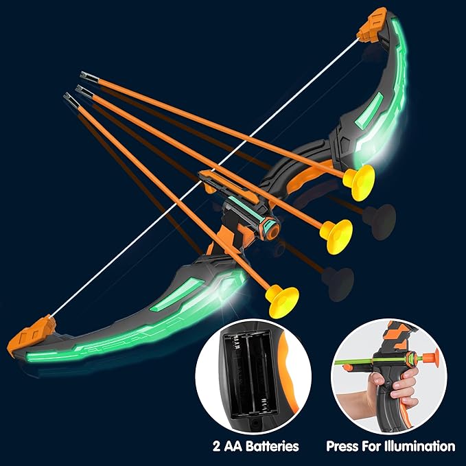 Kids Archer Fun Shooting Sport Bow And Arrow Toy Set Indoor Outdoor Archery Training Game For Boys And Girls