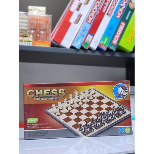 Magnetic Folding Chess Board Game Set – Educational Strategy Board Game for Kids & Adults, Portable Travel Chess Set