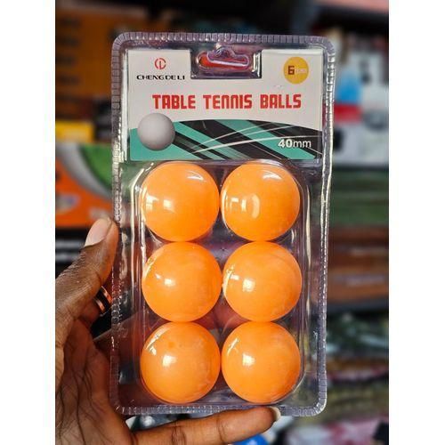 40mm Table Tennis Balls 6 Pieces Durable Ping Pong Balls For Training Practice And Indoor Sports Play