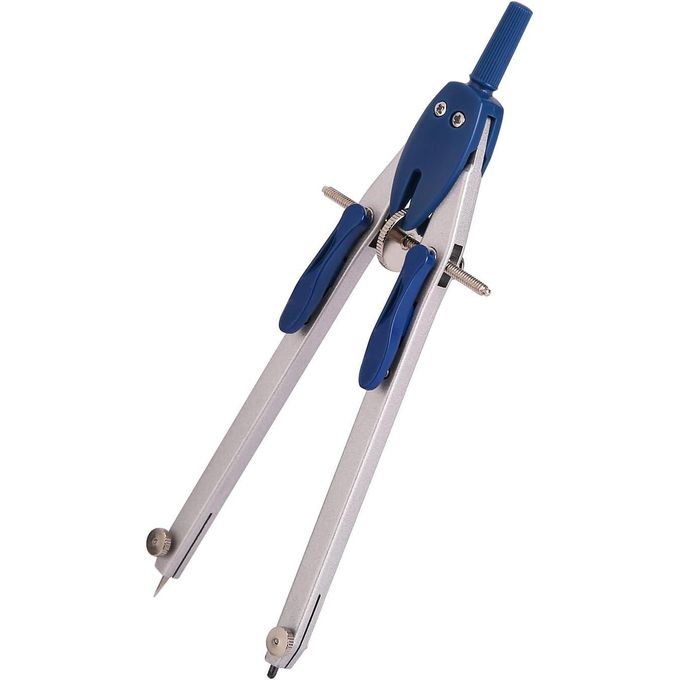 Metallic Geometric Compass – Precision Engineering Drawing Tool for Mathematics, Technical Drawing & Student Geometry Set