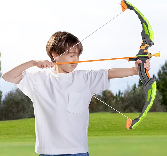 Kids Archer Fun Shooting Sport Bow And Arrow Toy Set Indoor Outdoor Archery Training Game For Boys And Girls