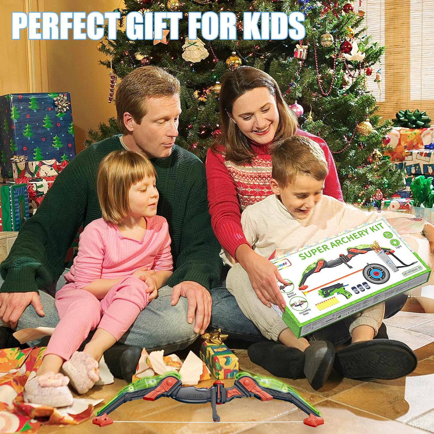 Kids Archer Fun Shooting Sport Bow And Arrow Toy Set With Target Indoor Outdoor Archery Training Game For Boys And Girls