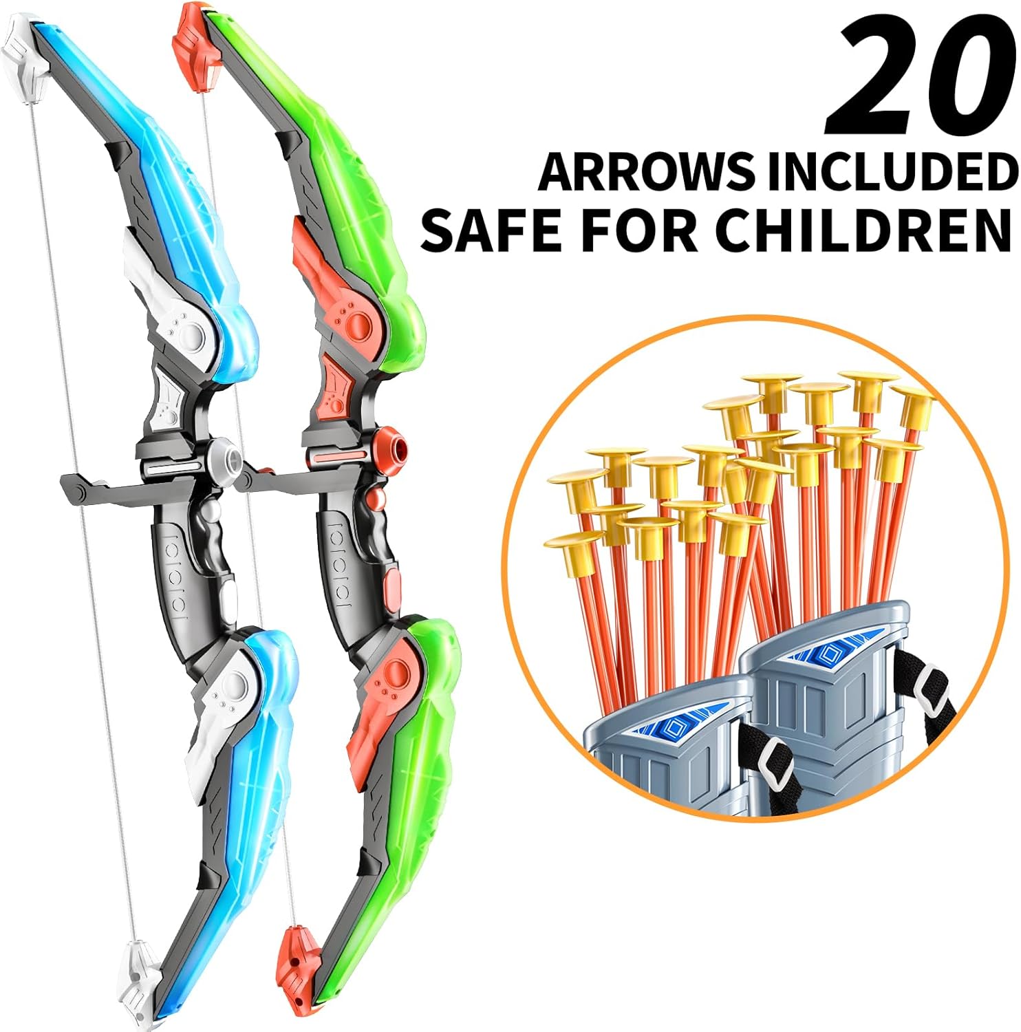 Kids Archer Fun Shooting Sport Bow And Arrow Toy Set With Target Indoor Outdoor Archery Training Game For Boys And Girls