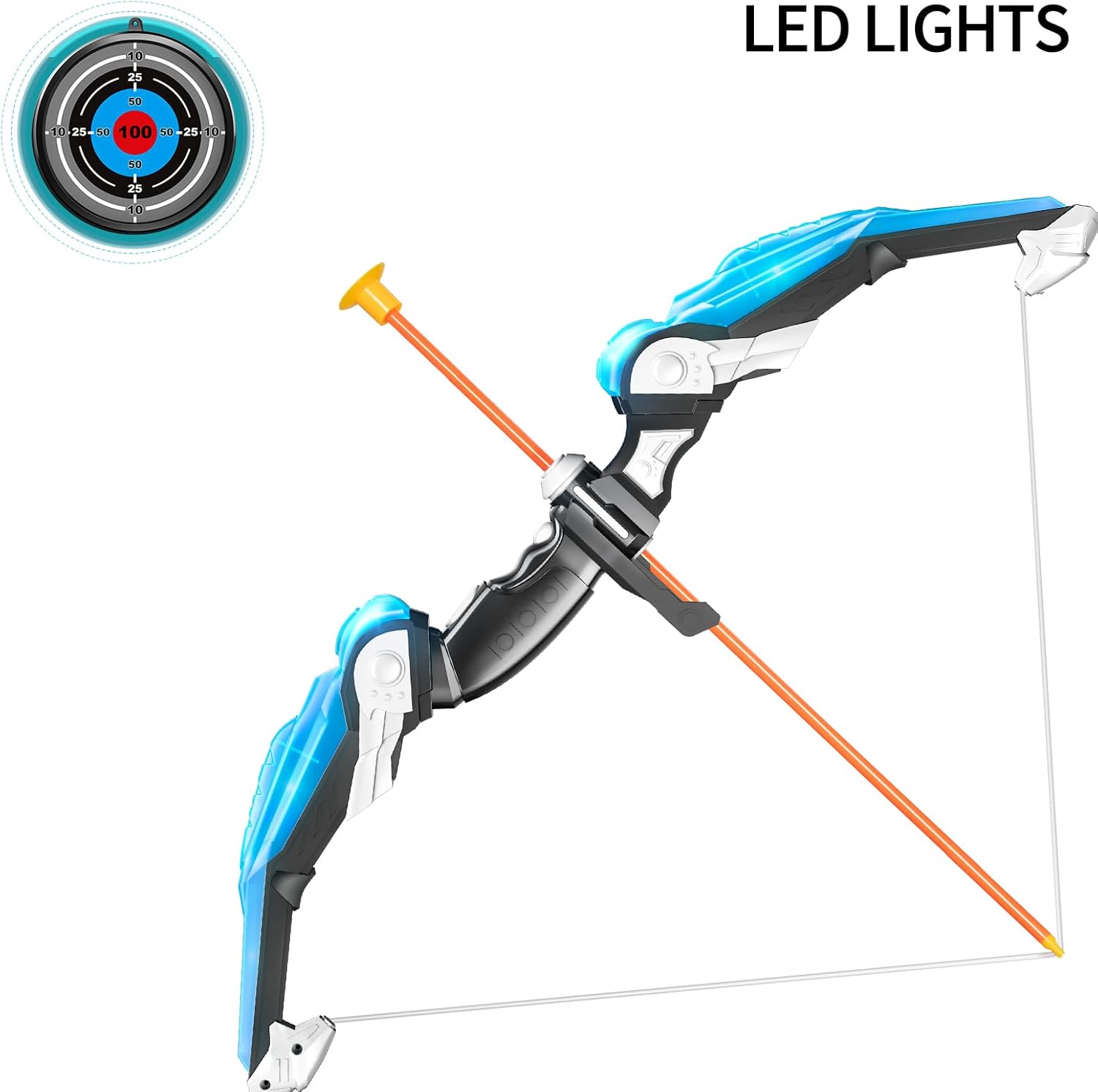 Kids Archer Fun Shooting Sport Bow And Arrow Toy Set With Target Indoor Outdoor Archery Training Game For Boys And Girls
