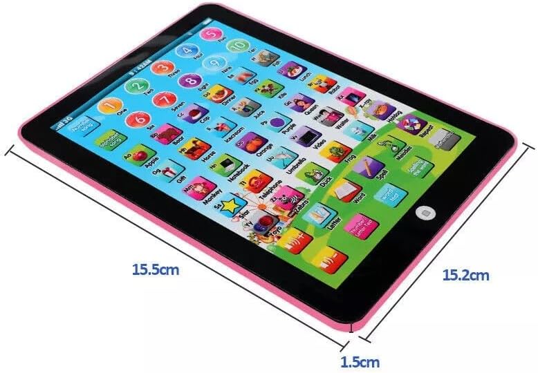 Kids Educational Learning Tablet Toy – Interactive English Study Machine for Children 3+ Years | Early Learning Alphabet & Words Educational Device