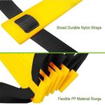 Adjustable Agility Speed Training Ladder Set With Carry Bag – Football Fitness Footwork & Coordination Exercise Equipment for Sports Training