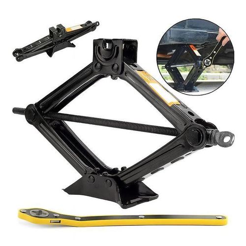 Heavy Duty Scissor Jack Car Lift Jack for Emergency Tyre Change, Vehicle Maintenance & Roadside Repairs