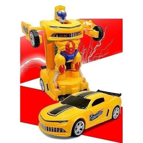 Transforming Robot Car Toy 2 in 1 Convertible Robot Vehicle Action Figure for Kids Boys and Girls