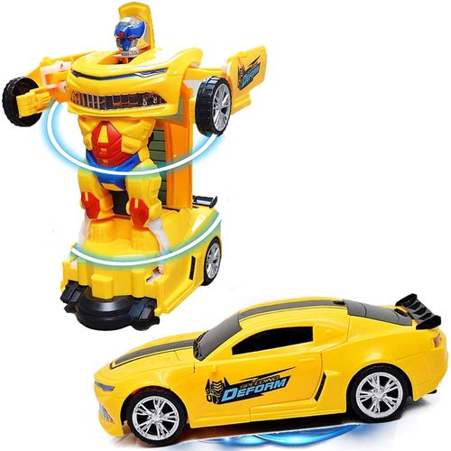 Transforming Robot Car Toy 2 in 1 Convertible Robot Vehicle Action Figure for Kids Boys and Girls