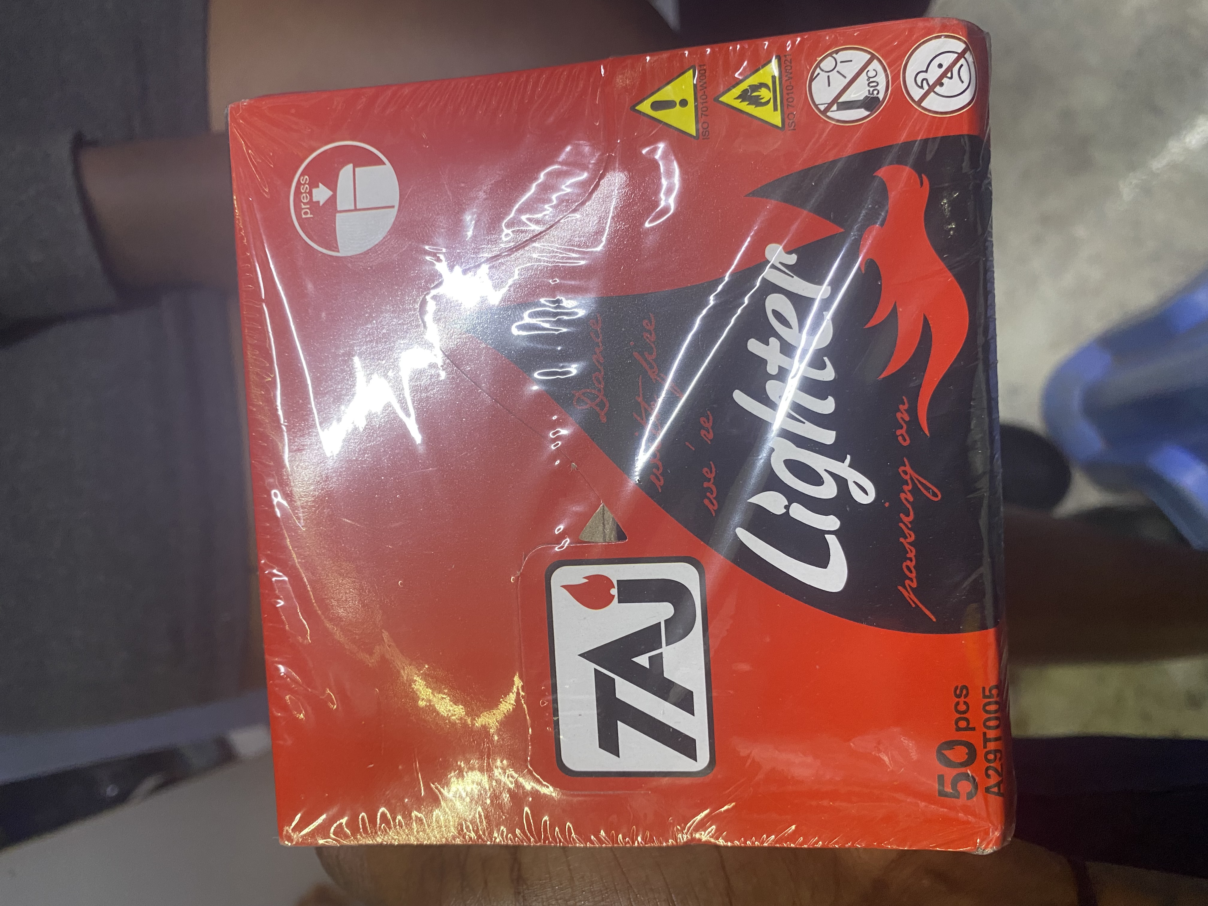 Taj lighters full box (50 pieces)