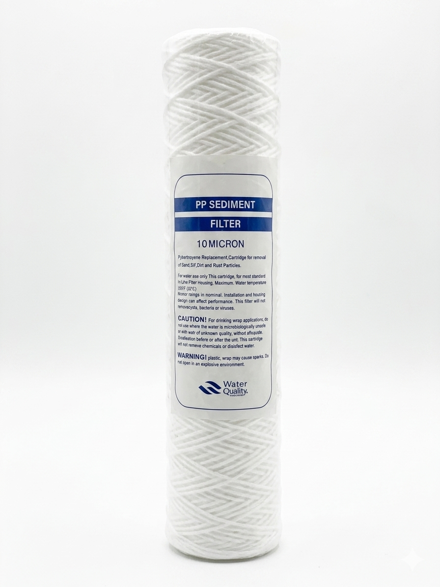 10 Micron String Wound PP Sediment Filter Cartridge