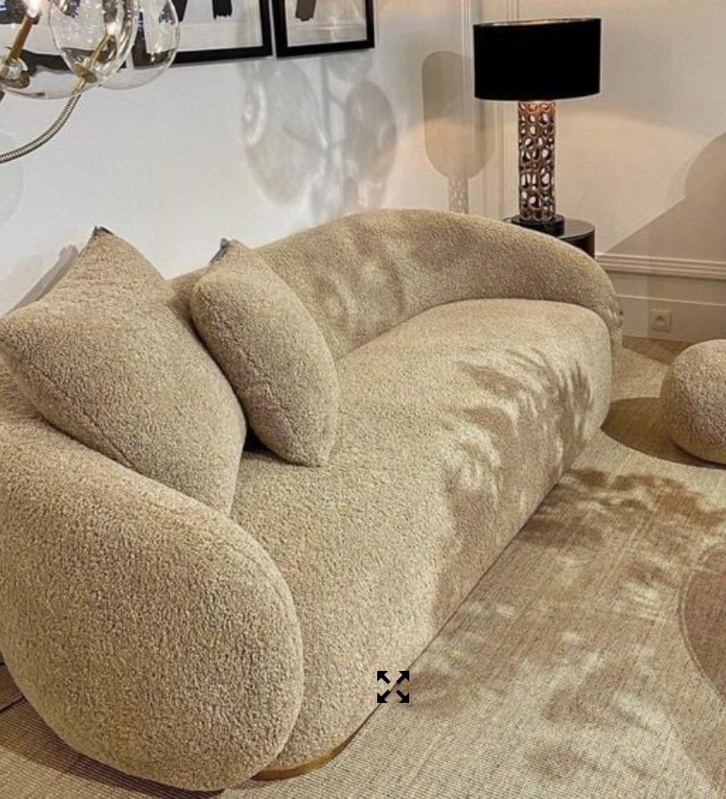 NEW ARRIVAL!!Cozy 3-Seater Plush Luxury Sofa, Modern Comfortable Sectional Couch for Living Room