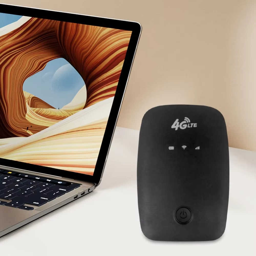 4G LTE Pocket Mobile Hotspot 150Mbps Portable MiFi WiFi Router Modem with SIM Card Slot 10 Devices Access for Home Office Car