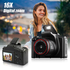 4K Digital Photography Camera 16MP Camcorder Vlog Video Recorder 16X Digital Zoom For Parties Travel