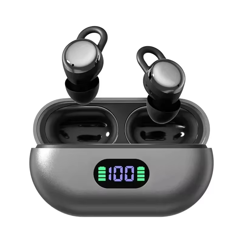 Bluetooth 5.4 Wireless Sleeping Ear Clip Earphones ENC Noise Reduction Ultra-Light Design with Stereo Sound Quality