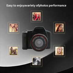4K Digital Photography Camera 16MP Camcorder Vlog Video Recorder 16X Digital Zoom For Parties Travel